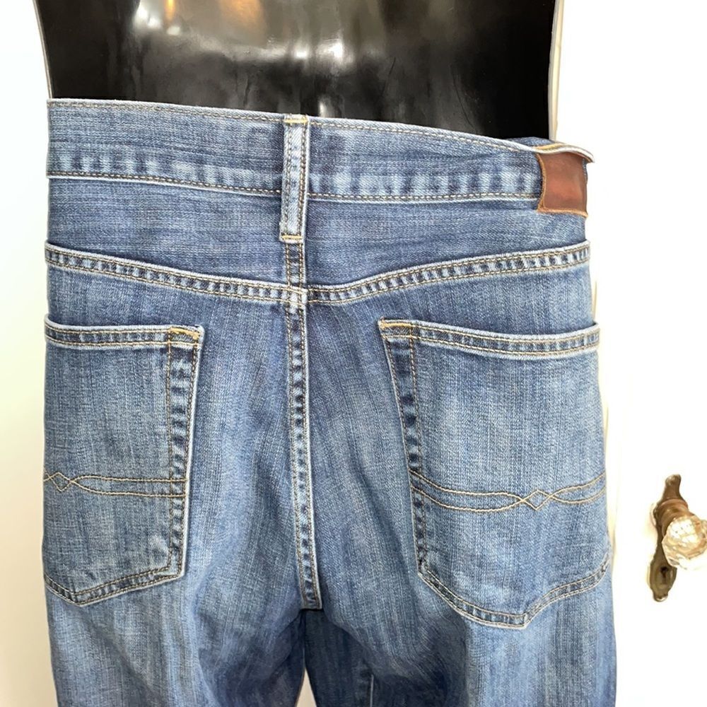 Lucky Brand 429 Classic‎ Straight cotton/spandex denim blue jeans - Picture 5 of 8